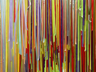 multicolor paper strip hanging decor thumbnail