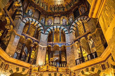 low angle photography of structure interior thumbnail