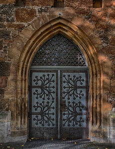 closed door concrete building thumbnail