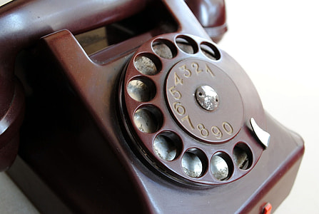 close-up photography of rotary phone thumbnail