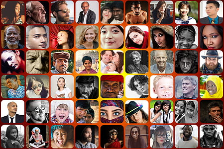 collage photo of human's face thumbnail