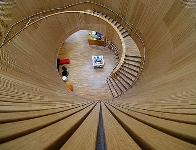 brown wooden stair thumbnail