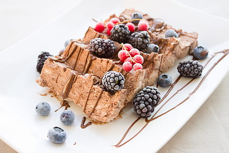 sliced cakes with berries toppings thumbnail
