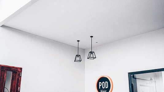 turned off black pendant lamp thumbnail