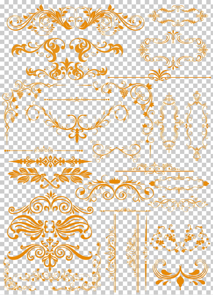 Europe Stitching Together an Essay: (First Edition): a Guide to College Writing Pattern, European Border Line Border , brown ornate frames illustration PNG clipart