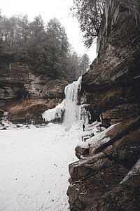 iced falls at daytime thumbnail