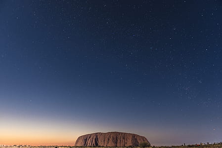 stars, sky, night, rock thumbnail