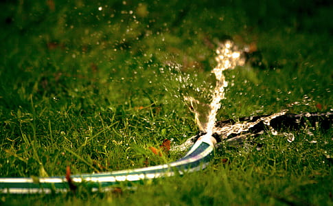 Close-Up Photography of Water Bursting Out of Hose thumbnail