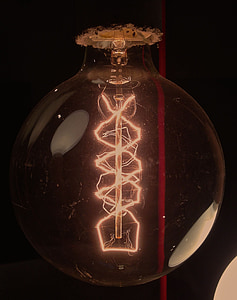 turned-on Edison bulb thumbnail