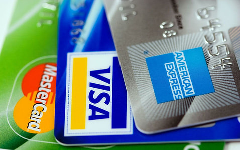 Visa card, American Express and MasterCard thumbnail