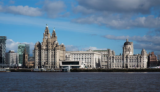 photo of city buildings near body of water thumbnail