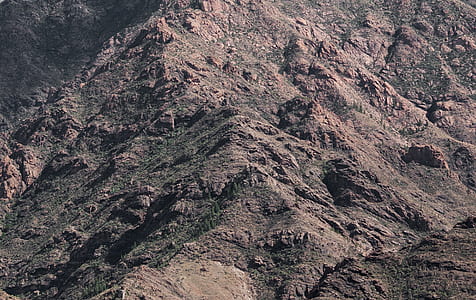 bird's eye view of gray mountain thumbnail