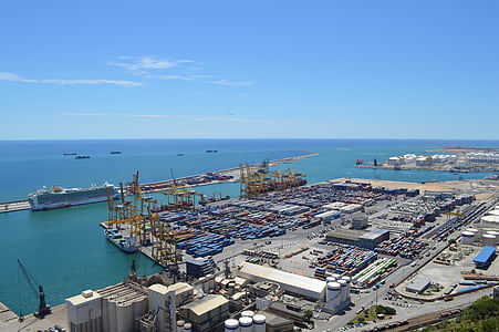 aerial photo of boat dock during daytime thumbnail