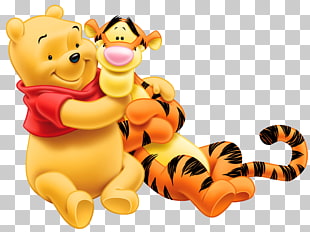 Eeyore Piglet Tigger Winnie the Pooh Rabbit, Transparent Tigger and Winnie the Pooh Cartoon, Winnie The Pooh and Tigger PNG clipart