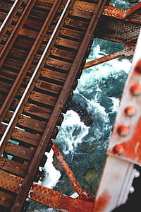 track, railroad, train, bridge thumbnail
