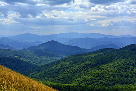 aerial view of mountain thumbnail