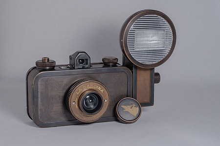 vintage brown flash camera thumbnail