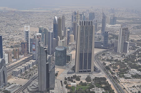 aerial photography of high rise buildings thumbnail