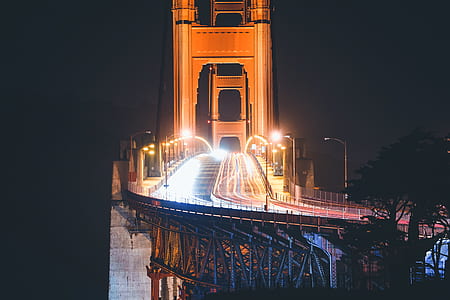 time lapse photo of bridge thumbnail