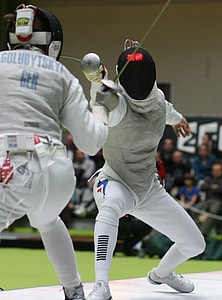 two person doing fencing thumbnail