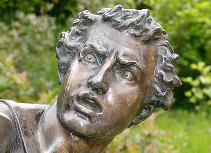 bronze sculpture of man thumbnail