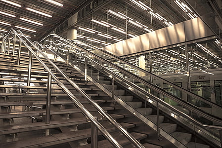 gray stainless steel stairs thumbnail