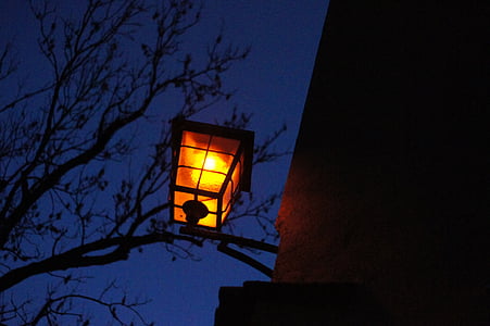 lit yellow outdoor lantern thumbnail