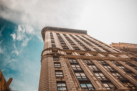 worm's eye view on brown concrete building thumbnail