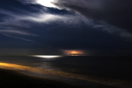 body of water during sunset thumbnail