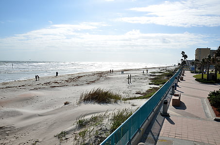 people walking on seashore thumbnail