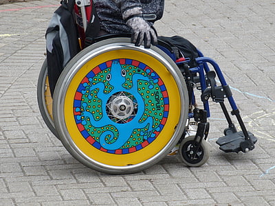 person sitting self-propelled wheelchair thumbnail