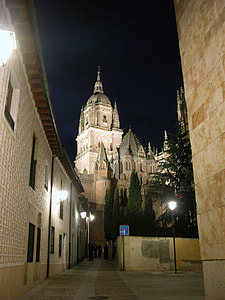 A street of the old city of Salamanca in Spain thumbnail