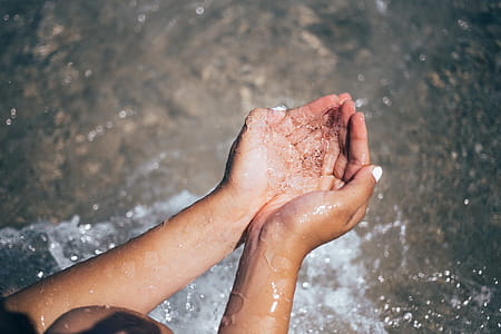 Water In Hand Photo thumbnail