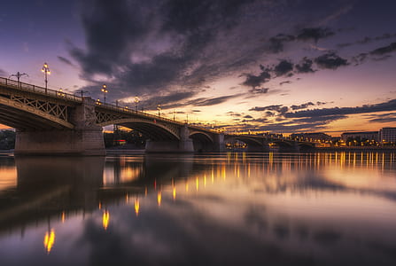panoramic photography of bridge connecting city thumbnail
