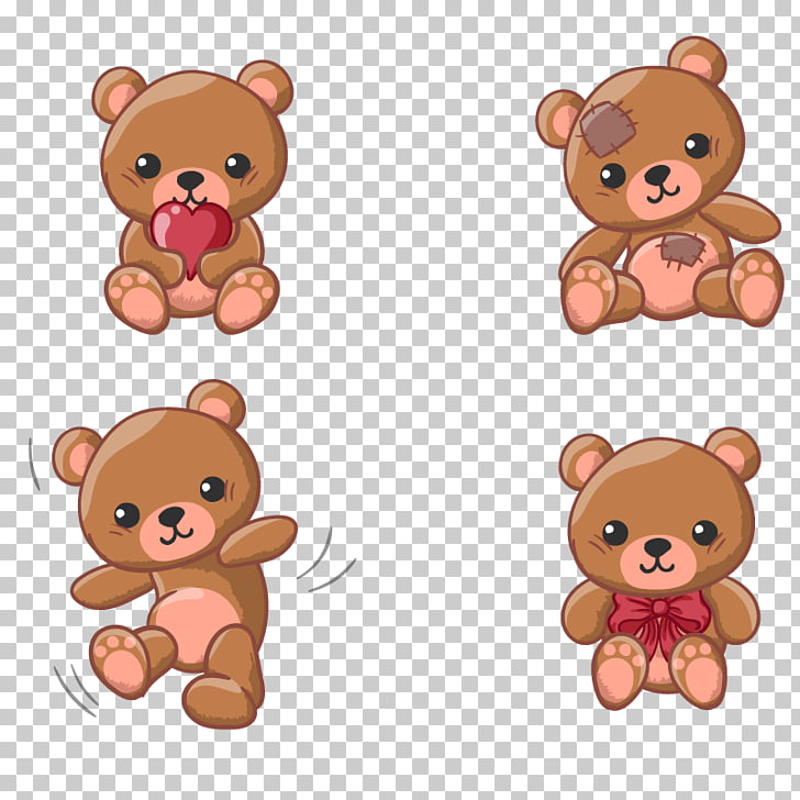 Cute anime teddy bear