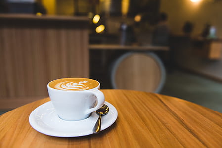 espresso drink on table thumbnail
