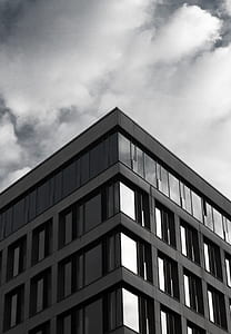 low angle view photography of gray building thumbnail
