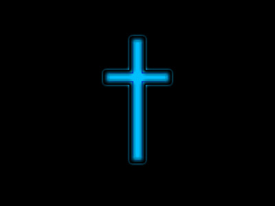 selective focus photo of blue cross thumbnail