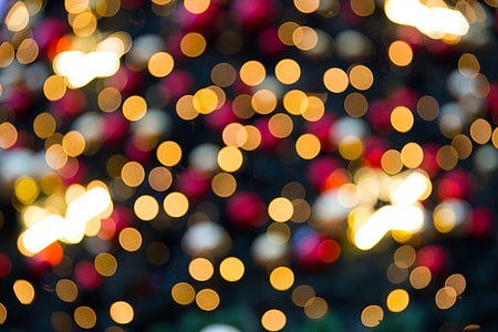 Blurred Christmas lights captured in London, England with a Canon 6D DSLR thumbnail