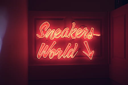 Sneakers World neon light signage thumbnail