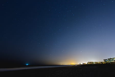 city buildings during nighttime in panoramic view photography thumbnail