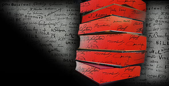 red books stack illustration thumbnail