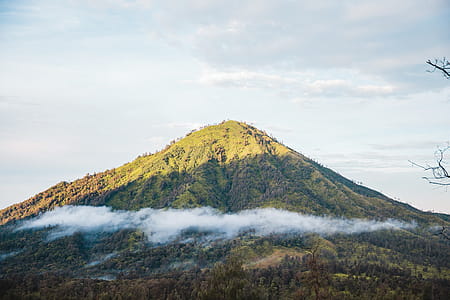 A green mountain in Guatemala on a cloudy day thumbnail
