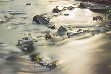 time lapse photography of river at daytime thumbnail
