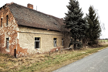 brown house with two green leafed trees during daytime thumbnail