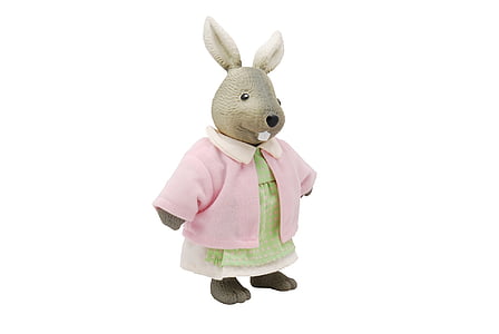 gray rabbit model figure thumbnail
