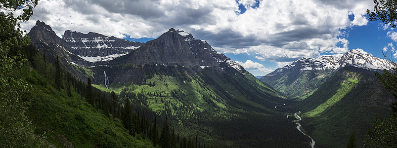 green and gray mountain ranges thumbnail