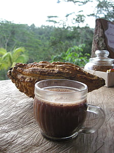 glass coffee on brown surface thumbnail