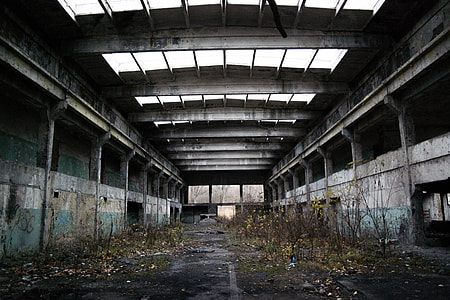 captured of a abandoned concrete building thumbnail