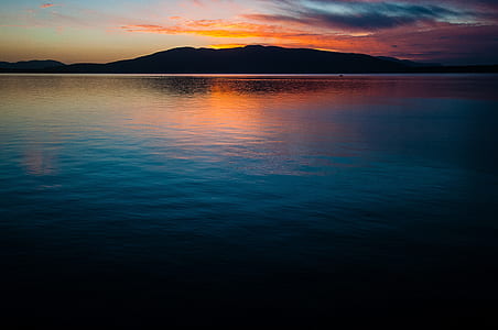 ocean near mountain thumbnail